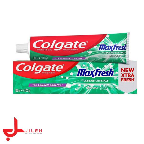 خمیر دندان کلگیت Colgate سری Max Fresh مدل Clean Mint